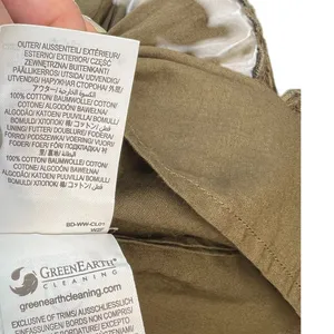 Boden Broderie Detail Midi Dress Eyelet Cotton Olive Green Size US 8P‎ Petites thumbnail 15
