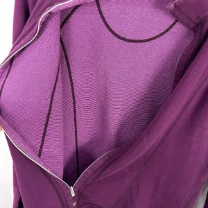 Lucy Zip Up Reversible Sweatshirt Jacket‎ Womens XL Purple Gym Lounge Athleisure thumbnail 6