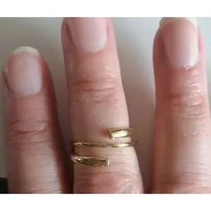 *NEW Coil‎ Ring Gold Plated Sterling Silver thumbnail 7