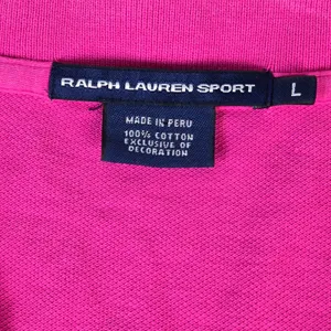 Ralph Lauren Sport Pink Cotton Pique Short Sleeve Polo Dress Large thumbnail 3
