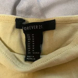 Forever 21 Yellow cropped tank thumbnail 2