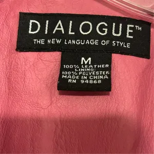 Dialogue Women's Pink Leather Jacket Size M‎ thumbnail 2