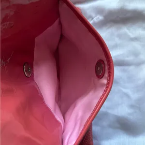 Coach Leah Patent Leather Signature Bucket Bag Tote thumbnail 11