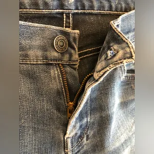 7 For All Mankind Dojo Dark Blue Flare Jeans Size 29 thumbnail 3