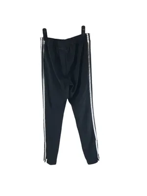 Adidas Originals Black SST Track Pants Womens S 3-Stripes Zippered Pockets thumbnail 2