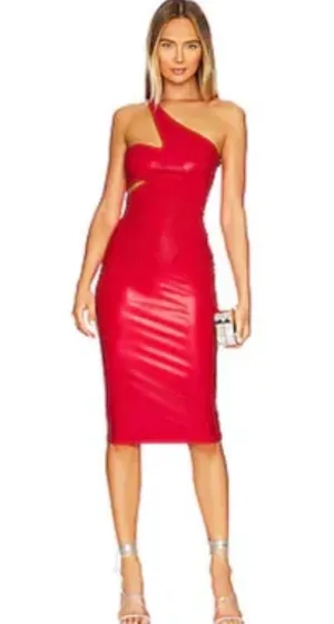 Amanda Uprichard Amanda Uprichard - Mckay Dress - Red thumbnail 1