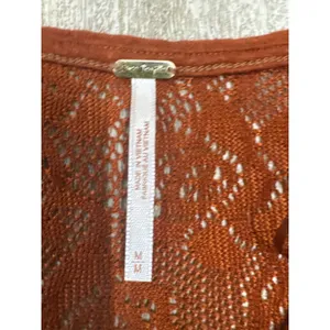 Free People Moonlight Romantic Tunic Rust Copper‎ Size Medium thumbnail 4