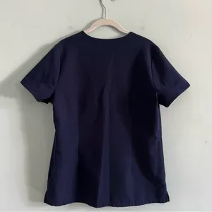 FIGS Casma FIONx Three Pocket Navy Blue Short Sleeve Scrub Top thumbnail 5