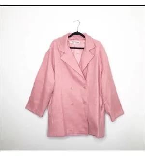 Free People Dusty Pink Oversized Blazer L thumbnail 4