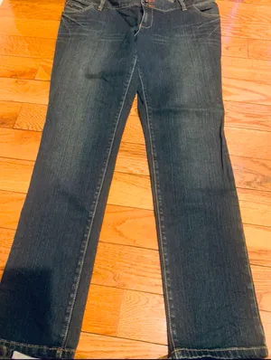 Liz Lange Dark Wash Maternity Bootcut Jeans (Size 6 thumbnail 8
