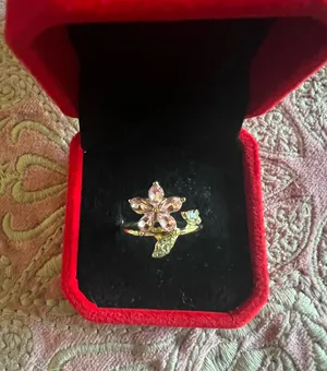& Other Stories Women’s Gold Tone Embellished Ring Size 6 thumbnail 1