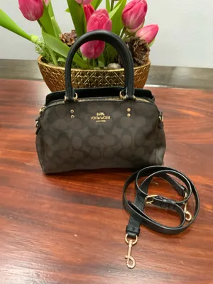 COACH Signature 2WAY Handbag Shoulder Bag thumbnail 9