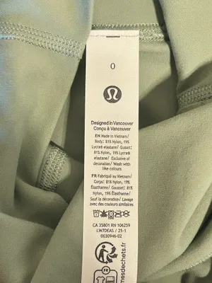 Lululemon Align Ruched Short 4” - Desert Green - 0 - NWT! thumbnail 4