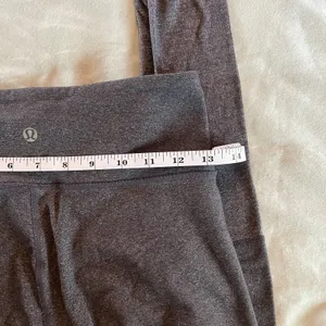 Lululemon Ribbed High Rise Pant Black Women's Size 4 Dance Extra Long Foot thumbnail 8