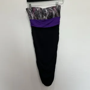 VTG 2000s S Small Dress Strapless Bodycon Empire Y2K Fairy Grunge Baddie USA thumbnail 7