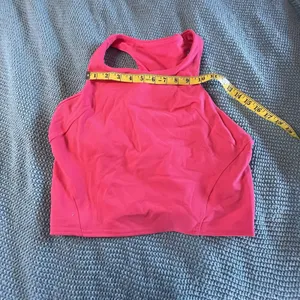 LADIES LULULEMON INVIGORATE TRAIN TANK active gym wear SONIC PINK size 12 dance thumbnail 2