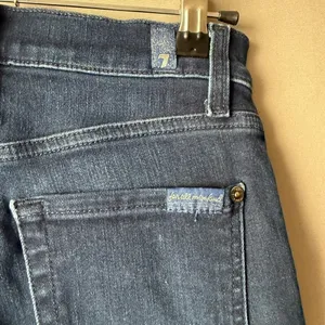 7 For All Mankind sz 23 blue jeans high waist‎ ankle jeans thumbnail 9