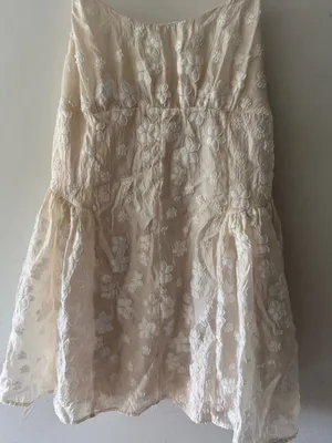 Mustard Seed NEW!‎ Ivory Floral Textured Dress thumbnail 2