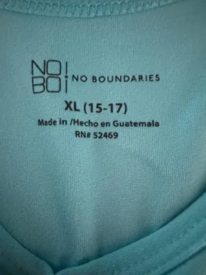 No Boundaries Bright Turquoise Scoop Tank Top thumbnail 3