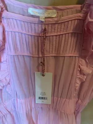 Love Shack Fancy Ivoire Dress Pink Blossom thumbnail 3