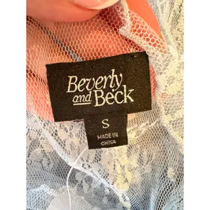 Beverly and Beck PacSun Lace Mesh Top Women Small Blue NWT Sheer Fairycore Y2K thumbnail 9