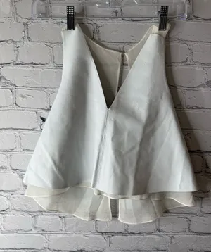 Emerson Thorpe silk and leather sleeveless top XS thumbnail 1