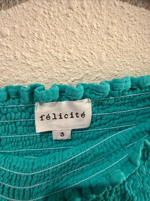 Felicite Teal Ruffle Wrap Maxi and Matching Tube Top thumbnail 5