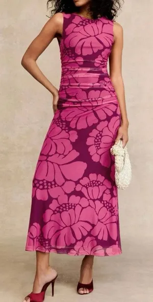 MINKPINK Persephone Mesh Midi Dress Medium thumbnail 1