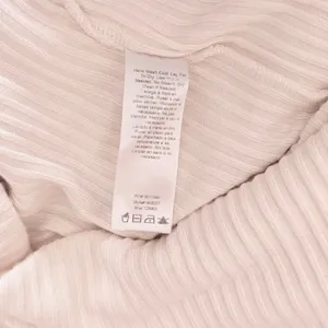 Anthropologie BEYOND YOGA Well Traveled Midi‎ Dress Solid Ivory Ribbed Medium thumbnail 13