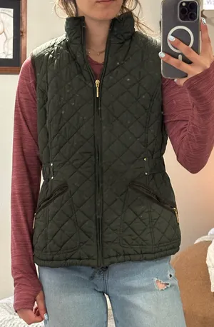 Weatherproof fleece lined vest thumbnail 1