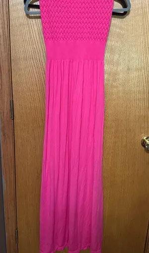 Vibrant Pink Maxi Dress Size M thumbnail 4