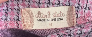Altar'd State Pink Plaid Mini Skirt thumbnail 3