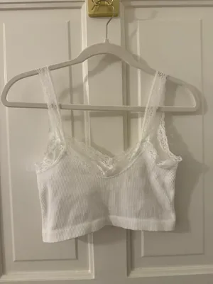 Urban Outfitters Out From Under Cropped Lace Tank Top thumbnail 2