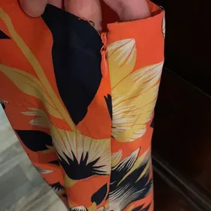 J Crew Tropical Silk Hibiscus Coral Twist Back Sundress thumbnail 10