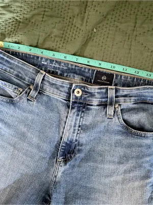 AG Adriano Goldschmied Mari Mid Rise Slim Straight Jeans Size 28 thumbnail 4