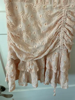 Saylor Peach Julianna Eyelet Tiered Dress thumbnail 6