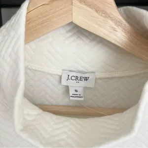J. Crew Herringbone Quilted Mockneck Pullover thumbnail 5