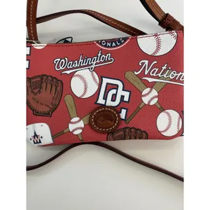 Dooney &‎ Bourke Washington Nationals MLB Red Crossbody Bag Stadium Approved NEW thumbnail 2