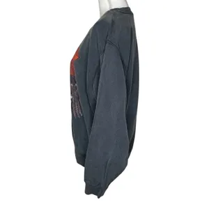 Anine Bing Vintage Bing Eagle Graphic Sweatshirt Black S NWT thumbnail 3