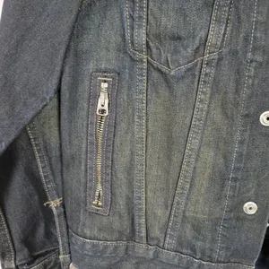 Levis Red Tab Trucker Denim Jacket Womens Medium Dark Wash Snap Closure 2 Pocket thumbnail 11