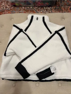 Free People Movement Mountain High Half Zip Fleece White XS thumbnail 7
