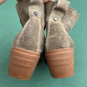 ‎Sorel Toronto Green Suede Wedge Ankle Boot size 9.5 thumbnail 5