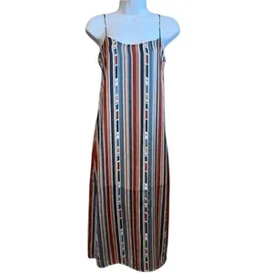 ASTR THE LABEL Multi Color Shift Dress Slits Tie Back EUC ‎ Size XS thumbnail 2