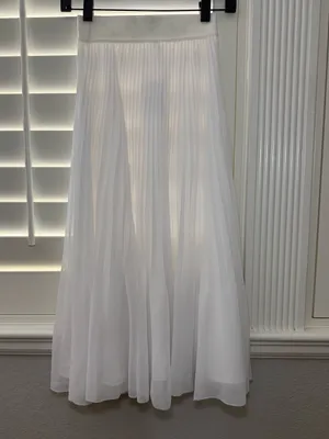 ARITZIA Wilfred Twirl Skirt Light Birch White Size XXS thumbnail 5