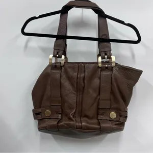 Michael Kors Brown Leather Shoulder Bag with Classic Design thumbnail 2