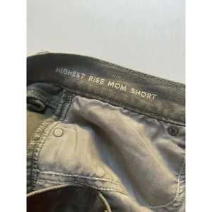 American Eagle Women’s Highest Rise Mom Shorts Sz 8 (29W) Green Y2K Festival NWT thumbnail 8