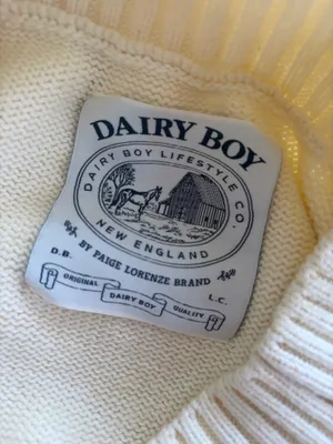 Diary Boy Southport Cream Sweater thumbnail 4