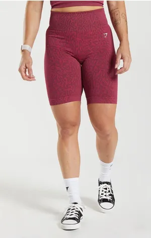 New without tags GYMSHARK ADAPT ANIMAL SEAMLESS CYCLING SHORTS gym shorts ✨❤️ thumbnail 1
