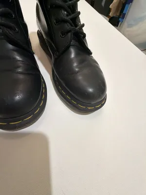 Dr. Martens 1460 Smooth Leather 8-Eye Combat Boots, Black, Women's Size 8 thumbnail 6
