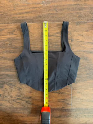Athletic Crop Top Black thumbnail 3